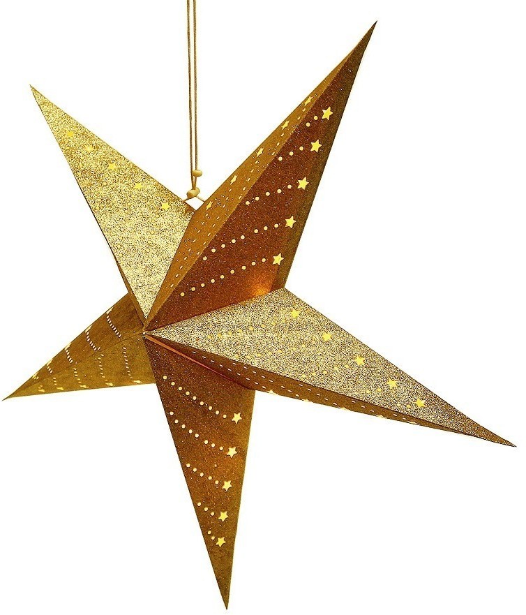 Led-светильник подвесной star 60 см., золотой (D-63091)