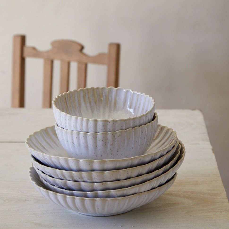 Тарелка ERP221-SND(ERP221-02819T), 21,8 см, керамика, Sand beige, CASAFINA BY COSTA NOVA