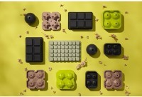 Форма для льда ice diamond, пепельно-розовая (77411)