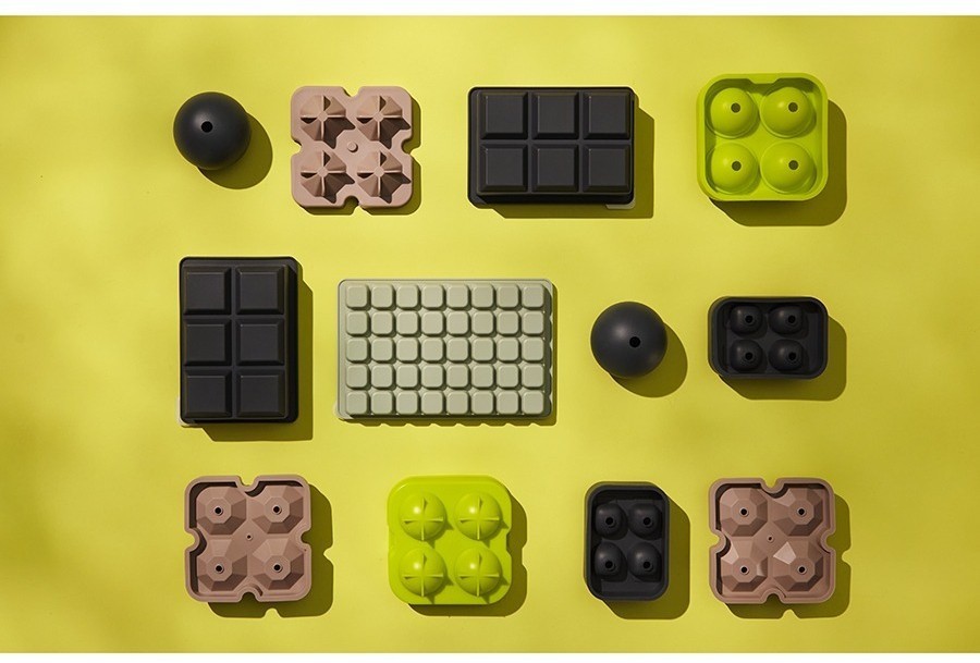 Форма для льда ice diamond, пепельно-розовая (77411)