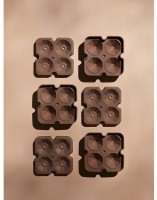 Форма для льда ice diamond, пепельно-розовая (77411)