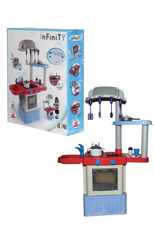 Набор игрушечной кухни Infinity premium №3 (в коробке) (со звуком и каплями воды (конденсат)) (42354_PLS)
