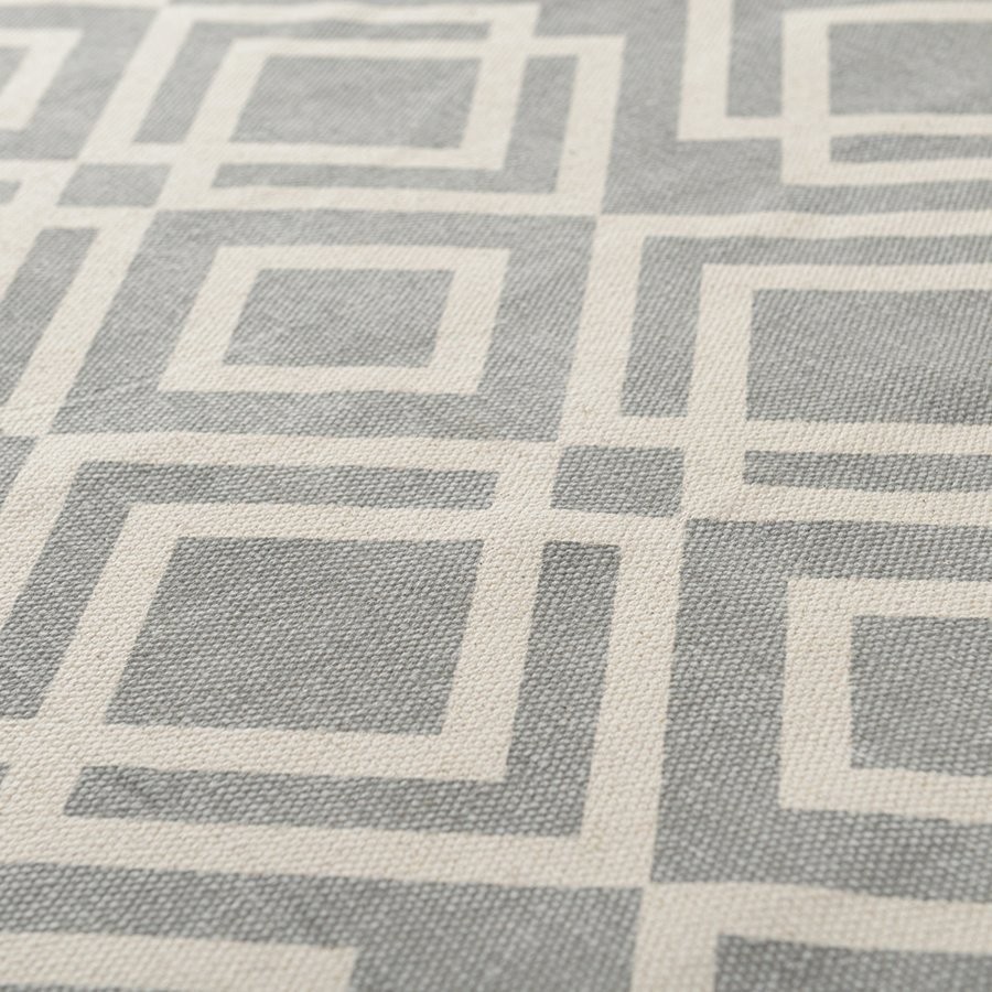 Ковер из хлопка с этническим узором Ромбы и кисточками из коллекции ethnic, 70х160 см (69445)