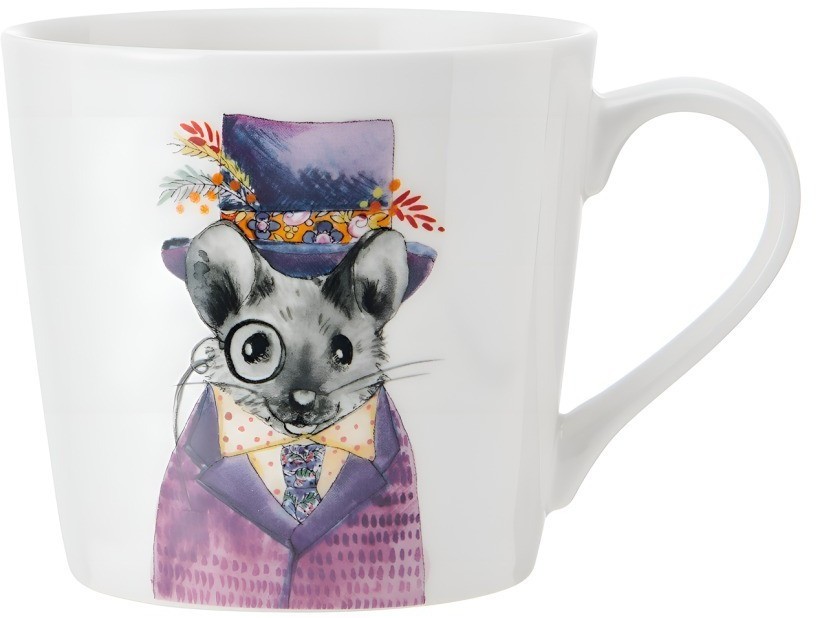 Кружка фарфоровая Mikasa Tipperleyhill с принтом мыши MK 380 мл MKTIPPMUGMSE