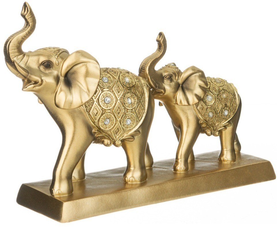 Фигурка декоративная "слоны" 30,4*9,9*21 см Lefard (146-1784)