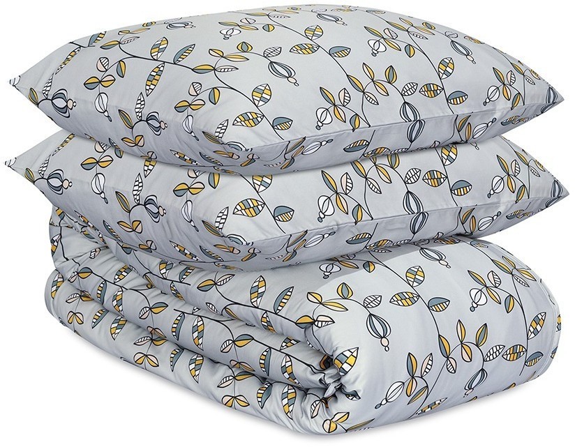 Комплект постельного белья "Ягоды тайги" из премиального сатина из коллекции russian north, 150х200 см (78452)