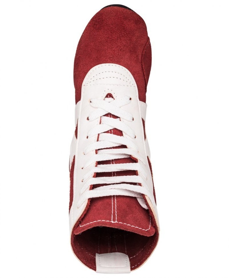 Обувь для самбо RS001/2, замша, красный (709653)