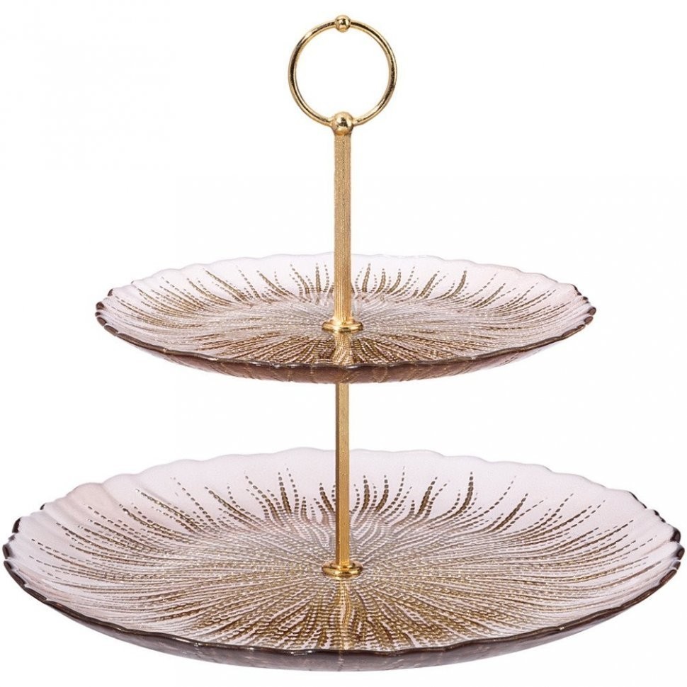 Этажерка 2х-ярусная "sunrays" 21см/28см АКСАМ (339-298)