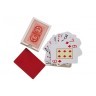 Карты для покера "Poker Night Pro" red / blue 100% пластик (30731)
