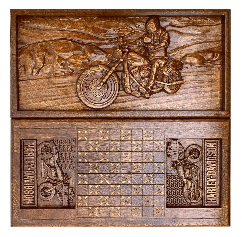 Нарды резные "Мотоцикл", Mkhitaryan (28353)