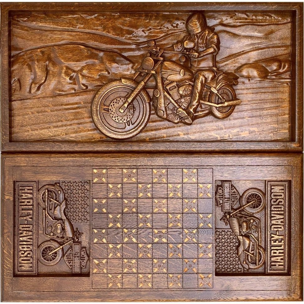 Нарды резные "Мотоцикл", Mkhitaryan (28353)