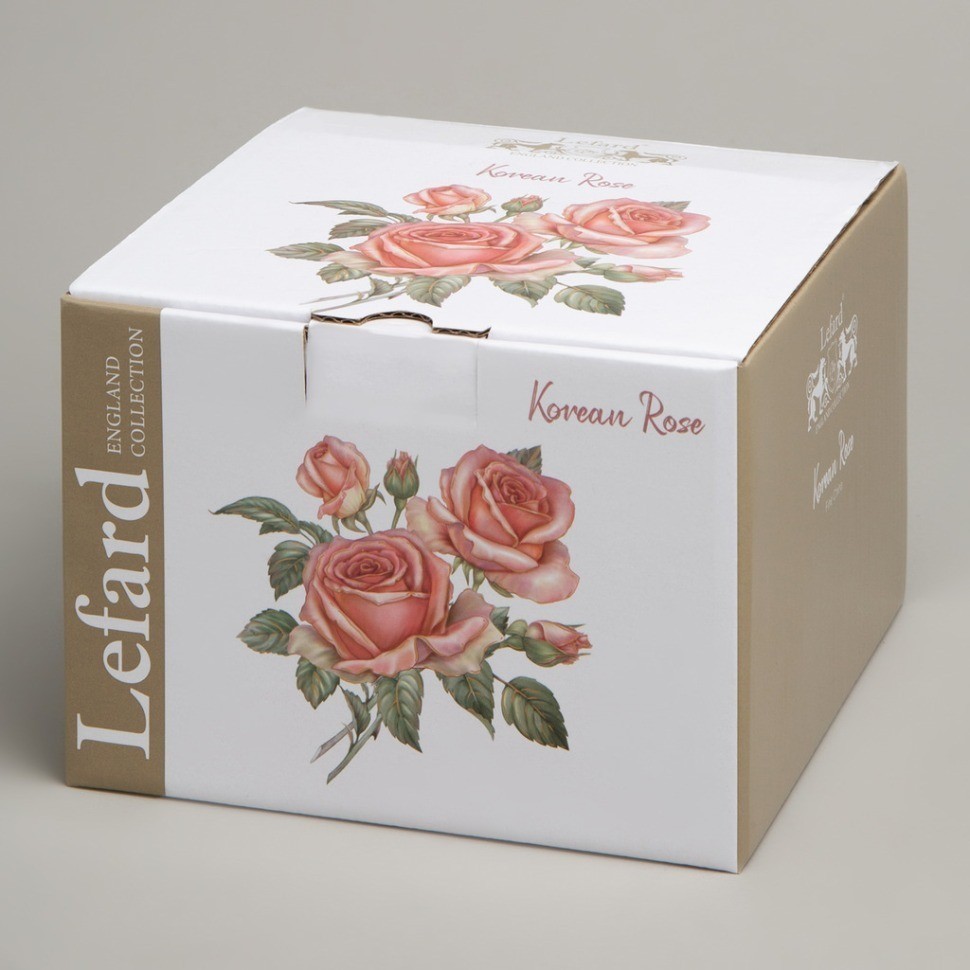 Чайный набор lefard "корейская роза" на 2 пер. 4 пр. 300 мл (590-676)