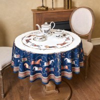 Скатерть круглая &quot;passage&quot; 190см ,белый, 100% хлопок,твил,пропитка Lefard (850-759-25)