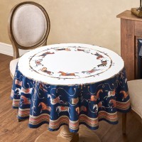 Скатерть круглая &quot;passage&quot; 190см ,белый, 100% хлопок,твил,пропитка Lefard (850-759-25)