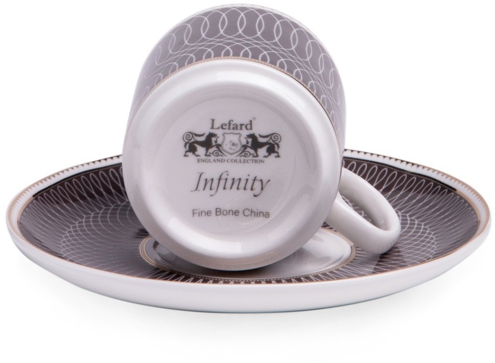 Кофейный набор lefard  "infinity" на 4 пер. 8 пр. 120 мл (440-312)