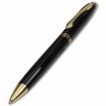 Ручка подарочная шариковая Brauberg De Luxe Black линия 0,7 мм синяя 141411 (2) (86881)