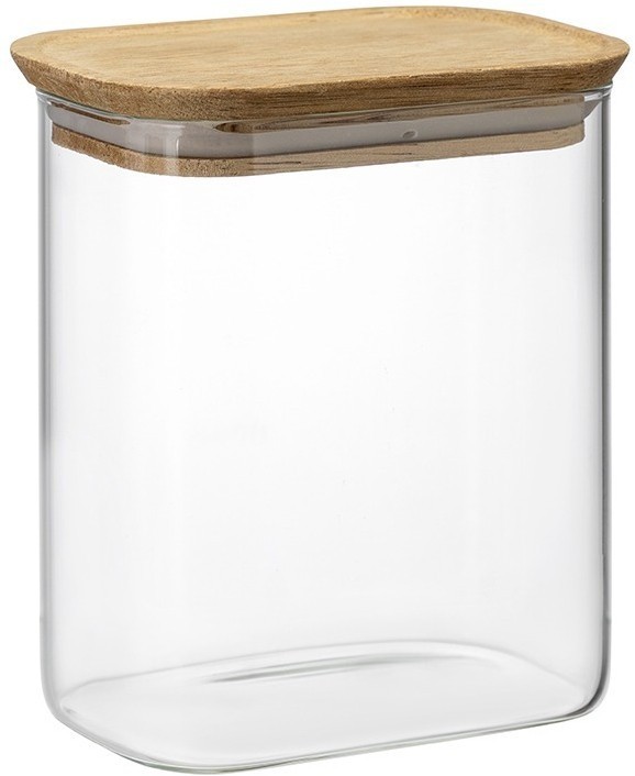 Банка для хранения прямоугольная glass acacia, 950 мл (79987)