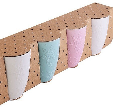 Набор кружек 4шт/упак 330мл LR (31351-Н1)