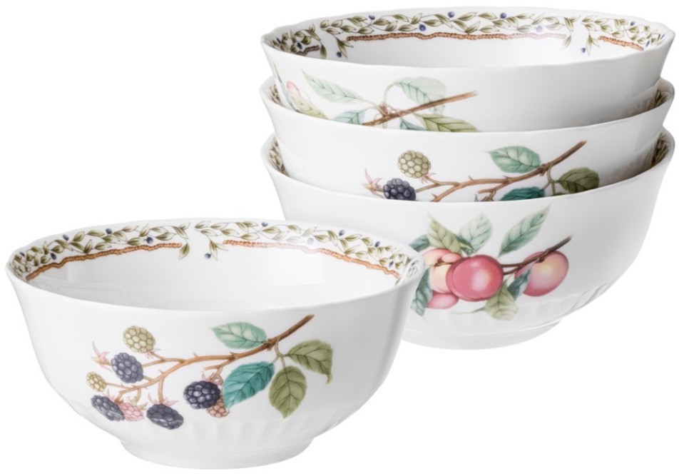 Набор салатников lefard "fruit garden" 12 см 4 шт. 260 мл (590-655)