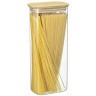 Банка для хранения прямоугольная glass bamboo, 2 л (77506)
