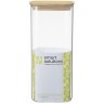 Банка для хранения прямоугольная glass bamboo, 2 л (77506)