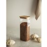 Банка для хранения прямоугольная glass bamboo, 2 л (77506)