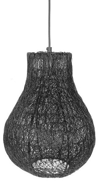 Светильник подвесной vinger, D27х35 см, черный (76204)