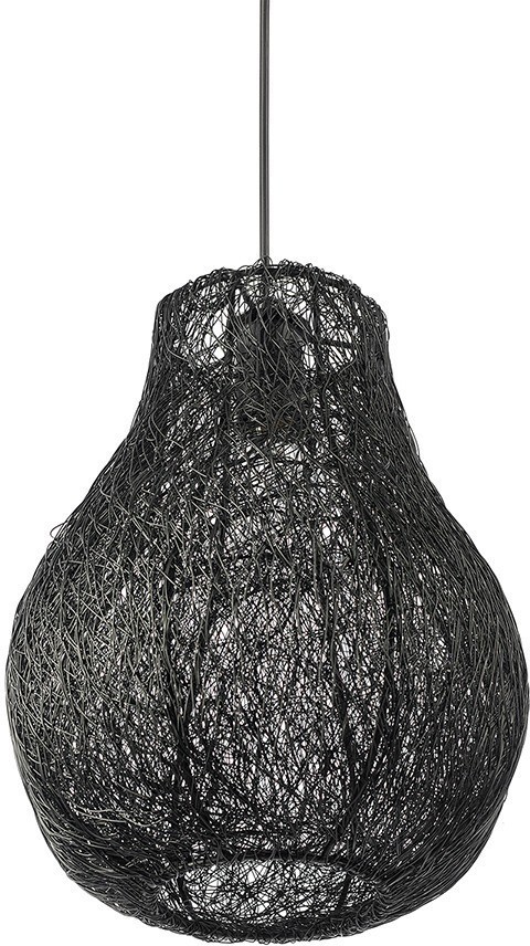 Светильник подвесной vinger, D27х35 см, черный (76204)