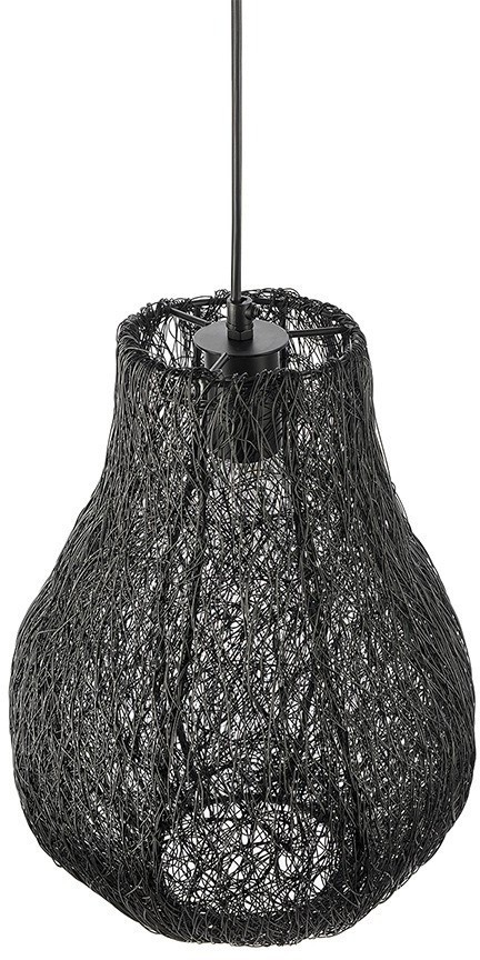 Светильник подвесной vinger, D27х35 см, черный (76204)