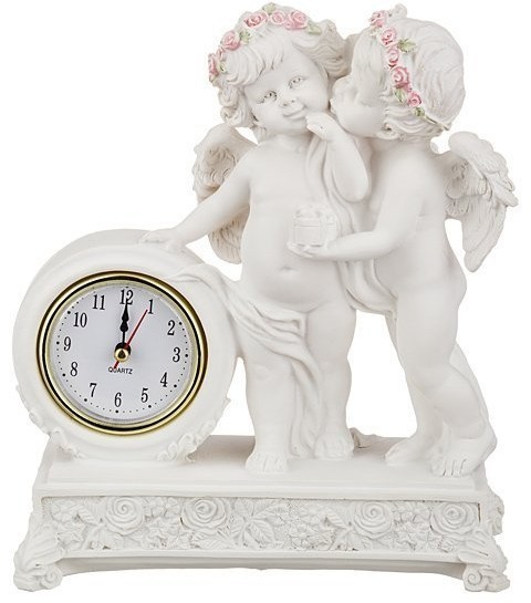 Часы кварцевые настольные коллекция "amore" 19*8 см.высота=23 см.диаметр циферблата=6 см. Lefard (390-896)