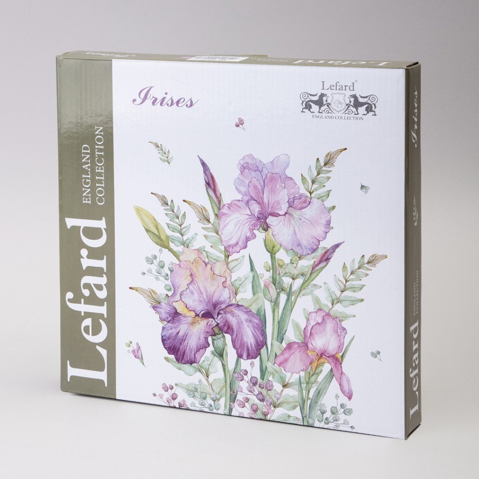 Тарелка обеденная lefard "irises" 25,5*2,5 см (425-138)
