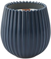 Свеча ароматическая с деревянным фитилём lemon, mandarin &amp; neroli из коллекции edge, синий, 60 ч (75688)