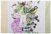 Набор полотенец их 3-х шт &quot;ботаника&quot;, 70*40см,жёлтый\зелёный 100%х\б SANTALINO (850-702-62)