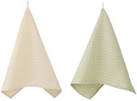 Набор полотенец их 3-х шт &quot;ботаника&quot;, 70*40см,жёлтый\зелёный 100%х\б SANTALINO (850-702-62)