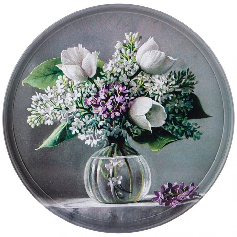 Поднос сервировочный agness 33*2,1 см (898-070)