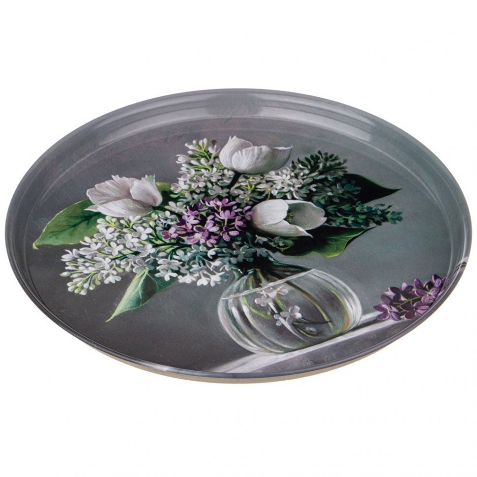 Поднос сервировочный agness 33*2,1 см (898-070)