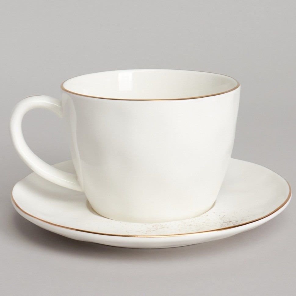 Чайная пара bronco "gold" 350 мл (263-1360)