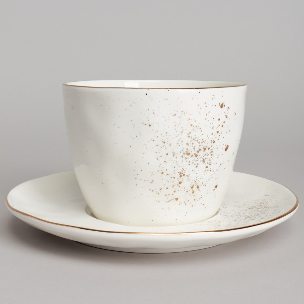 Чайная пара bronco "gold" 350 мл (263-1360)