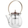 Чайник DZ'003B, Боросиликатное стекло, нержавеющая сталь, clear, SAMADOYO
