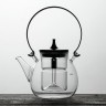 Чайник DZ'003B, Боросиликатное стекло, нержавеющая сталь, clear, SAMADOYO