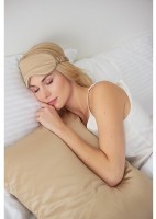 Наволочка из натурального шелка бежевого цвета из коллекции essential, 50х70 см (77832)