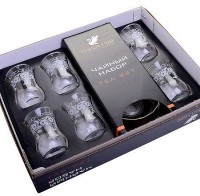 MS Набор стаканов с блюдцами 12 предметов (42021+54201-07)