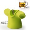 Емкость для заваривания чая tea shirt, зеленая (38255)