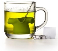 Емкость для заваривания чая tea shirt, зеленая (38255)