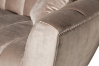 Диван трехместный велюр серый 243*95*74см (TT-00001406)