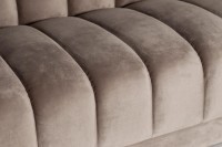 Диван трехместный велюр серый 243*95*74см (TT-00001406)