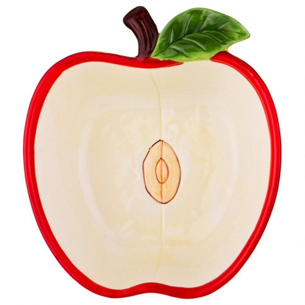 Блюдо для запекания "яблоко" 600 мл. 19*16,5 см. высота=6 см. коллекция "il raccolto" Agness (490-327)