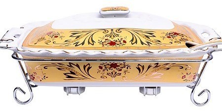 Мармит со свечой 2,5 л 4 предмета LORAINE (30653)