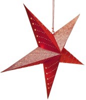 Led-светильник подвесной star 60 см., красный (D-63092)