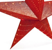 Led-светильник подвесной star 60 см., красный (D-63092)